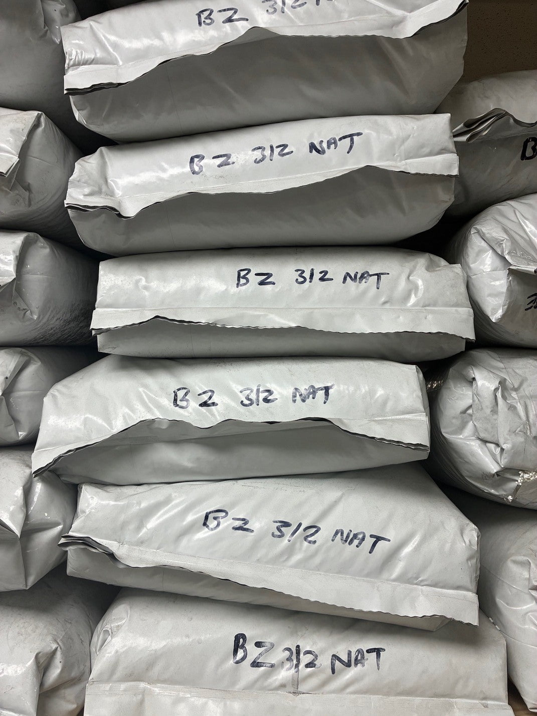 Stock of Grilon BZ 3/2 natural PA6 bags